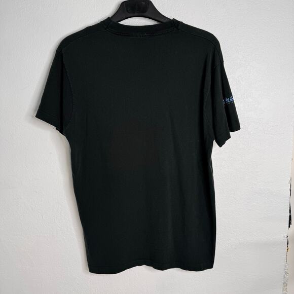 Vintage 90s Paint It Black Graphic Tee Fruit of the Loom USA Made Size XL - Picture 4 of 6